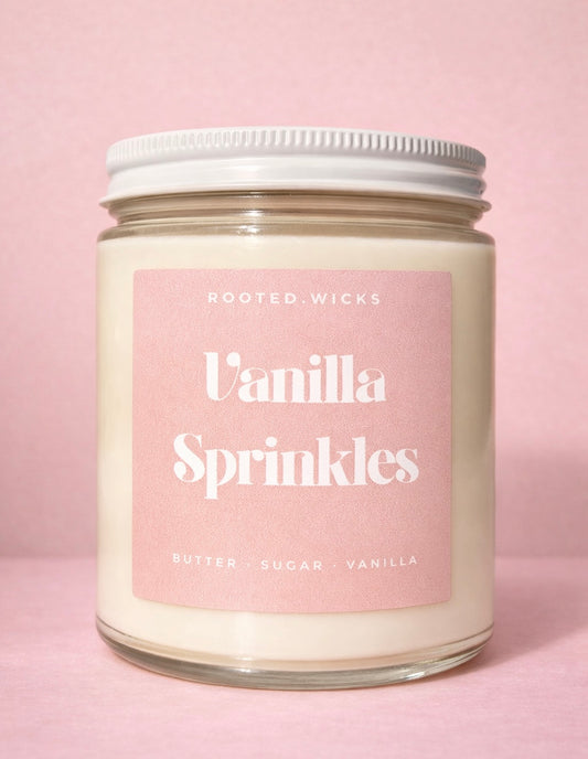 vanilla sprinkles.