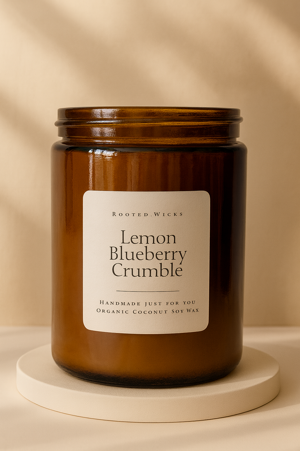 lemon blueberry crumble.