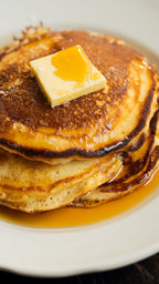 maple pancakes.